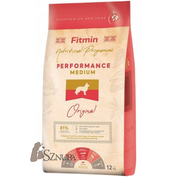 FITMIN DOG MEDIUM PERFORMANCE - 24KG (12KGx2)