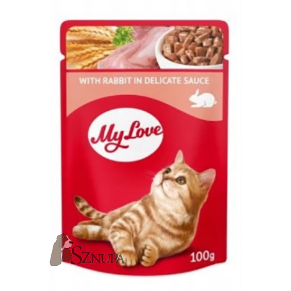 MY LOVE KRÓLIK W DELIKATNYM SOSIE - 600G (100Gx6)