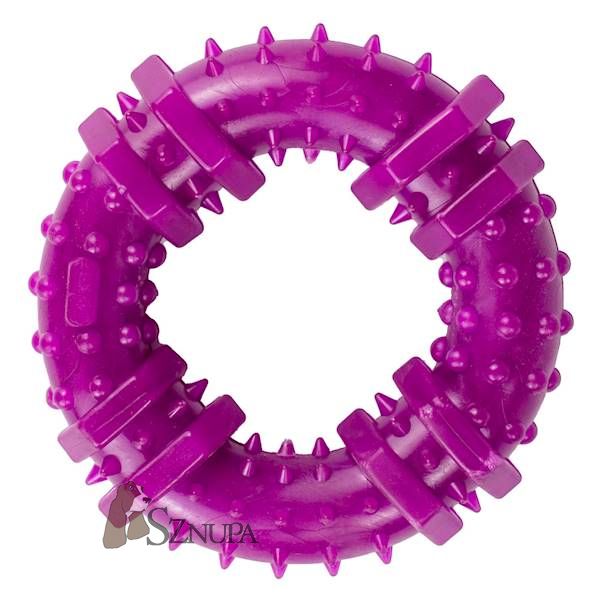 REDA RINGO Z KOLCAMI DUŻE 12CM - FILOETOWE