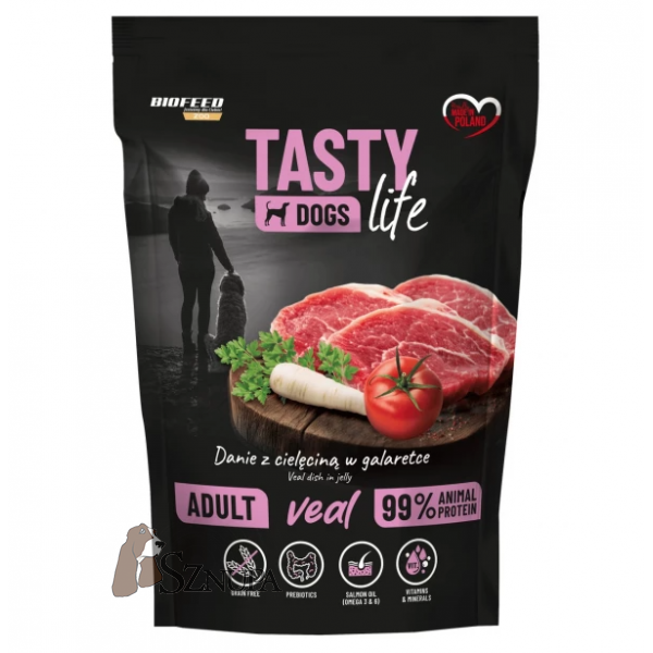 BIOFEED TASTY DOGS LIFE MINI CIELĘCINA - 150G