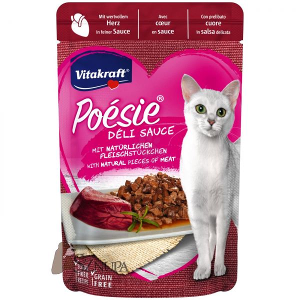 VITAKRAFT CAT POESIE DELI SAUCE SERCA 85G