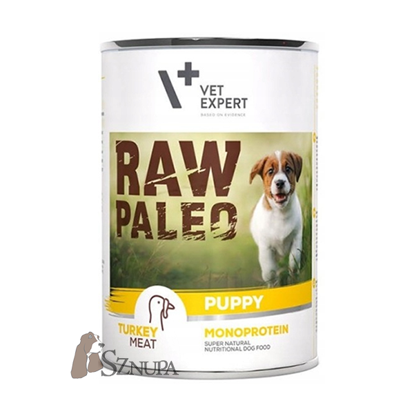 RAW PALEO PUPPY TURKEY - 400G