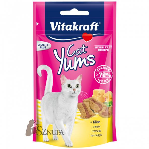 VITAKRAFT CAT YUMS Z SEREM 40G