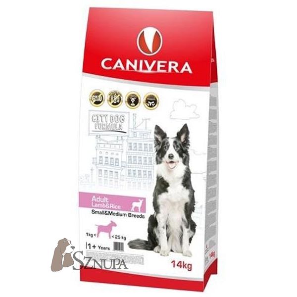 CANIVERA ADULT SMALL & MEDIUM LAMB & RICE - 14KG