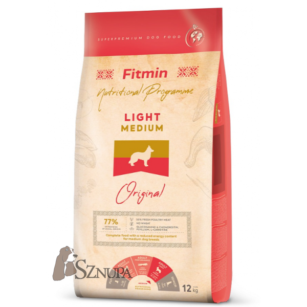 FITMIN DOG MEDIUM LIGHT - 24KG (12KGx2)