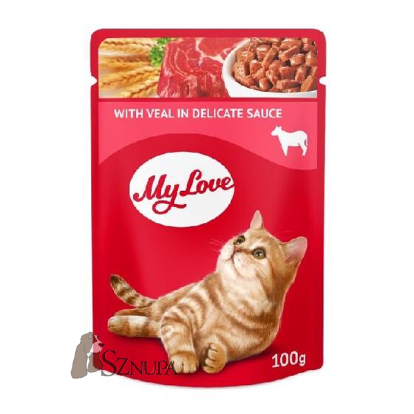 MY LOVE CIELĘCINA W DELIKATNYM SOSIE - 100G