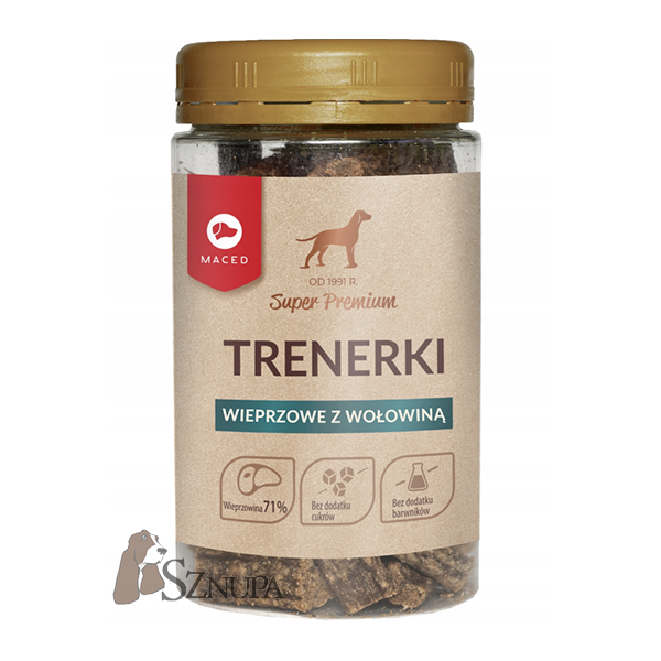 MACED TRENERKI WIEPRZOWE Z WOŁOINĄ 150G