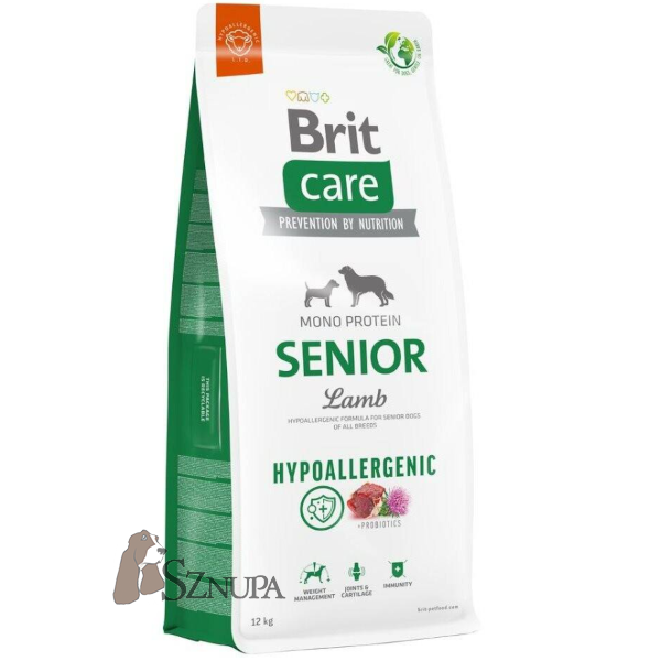 BRIT CARE DOG HYPOALLERGENIC SENIOR LAMB - 12KG