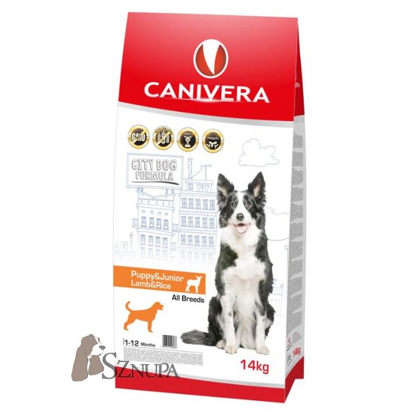 CANIVERA PUPPY & JUNIOR LAMB & RICE - 14KG
