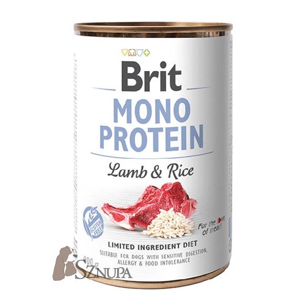 BRIT MONO PROTEIN LAMB & RICE - 400G