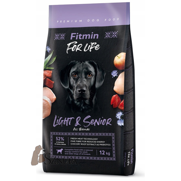 FITMIN DOG FOR LIFE LIGHT & SENIOR - 24KG (12KGx2)