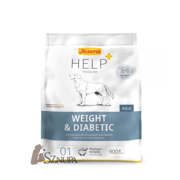 JOSERA HELP DOG WEIGHT & DIABETIC - 900G