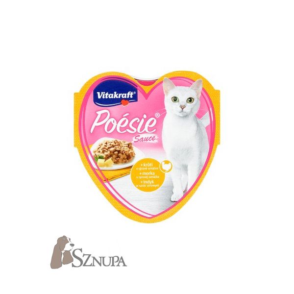 VITAKRAFT CAT POESIE SAUCE INDYK W SOSIE SEROWYM 85G