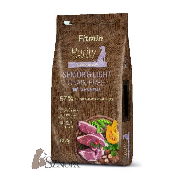 FITMIN DOG PURITY SENIOR & LIGHT LAMB - 2KG