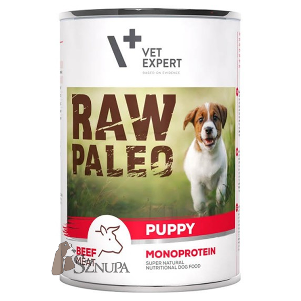 RAW PALEO PUPPY BEEF - 400G x 12