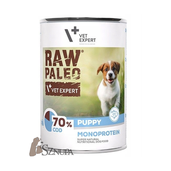 RAW PALEO PUPPY COD - 400G