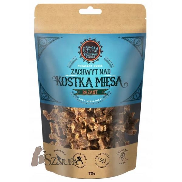 HAPPY SNACKY ZACHWYT NAD KOSTKĄ MIĘSA Z BAŻANTA 70G
