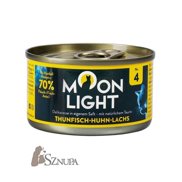 MOONLIGHT 4 TUŃCZYK KURCZAK ŁOSOŚ - 80G