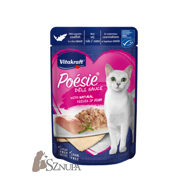 VITAKRAFT CAT POESIE DELI SAUCE CZARNIAK 85G