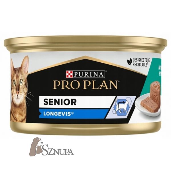 PRO PLAN PUSZKA SENIOR MUS Z TUNCZYKIEM - 85G