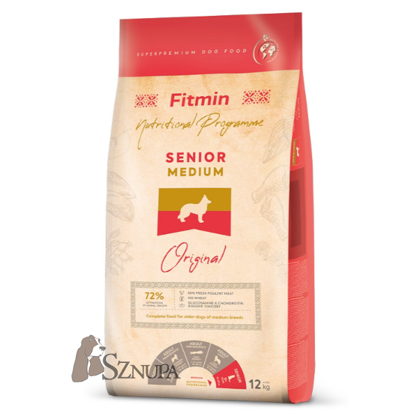 FITMIN DOG MEDIUM SENIOR - 12KG