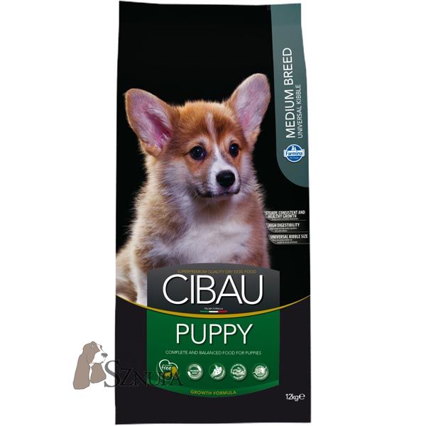 CIBAU PUPPY MEDIUM - 28KG (12KG+2KGx2) + DENTAL STICK 160G!