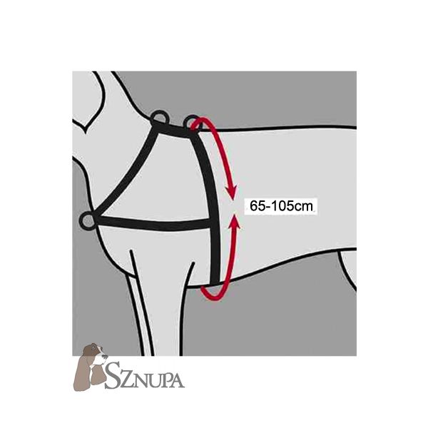 TRIXIE (13057) SZELKI LEAD'N WALK SOFT L-XL 65-105/25CM