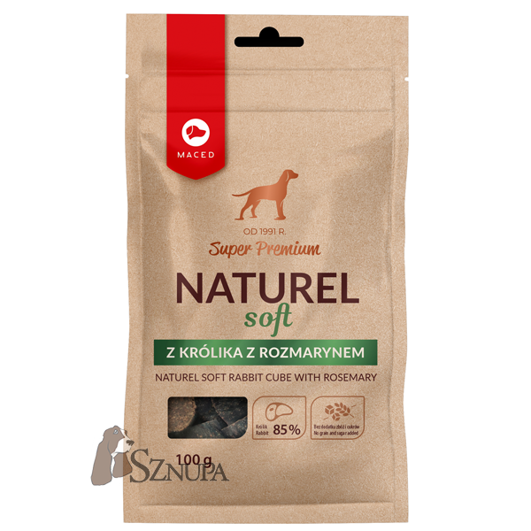 MACED NATUREL SOFT KRÓLIK Z ROZMARYNEM 100G