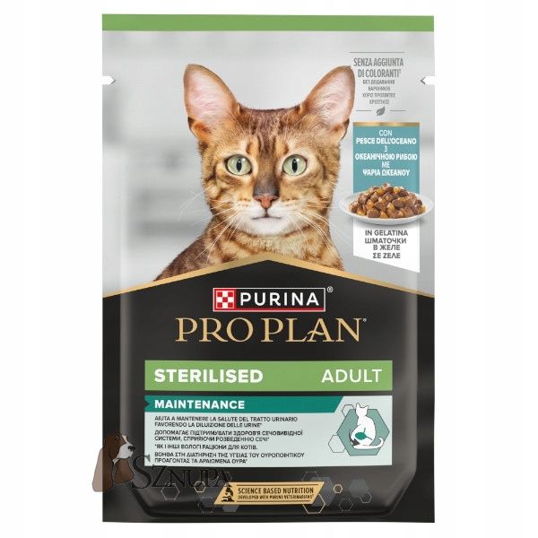 PRO PLAN STERILISED Z RYBA W GALARECIE - 85G