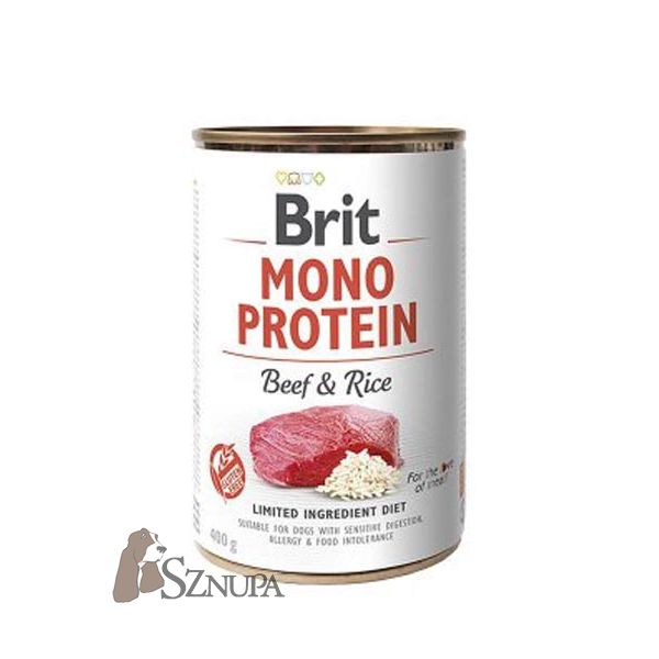 BRIT MONO PROTEIN BEEF & RICE - 400G