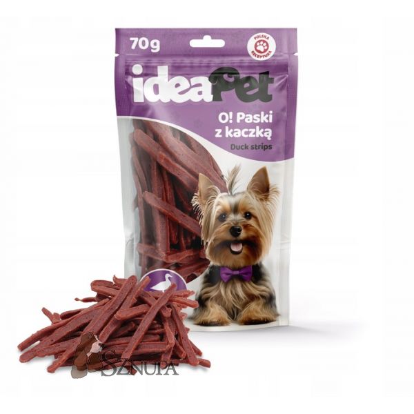 IDEAPET PASKI Z KACZKĄ 70G