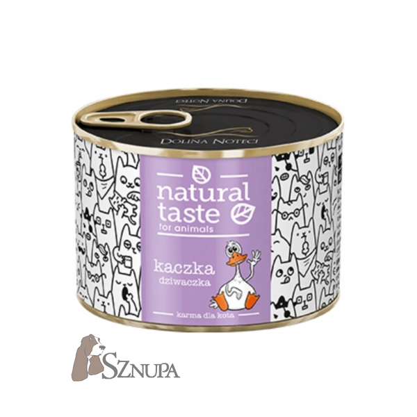 DOLINA NOTECI NATURAL TASTE DLA KOTA KACZKA DZIWACZKA - 185G