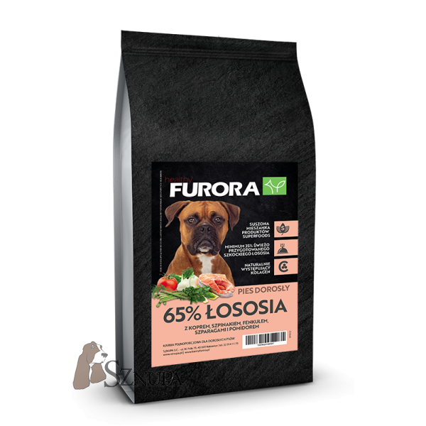 FURORA SUPERFOODS RASA DUŻA I ŚREDNIA 65% SZKOCKIEGO ŁOSOSIA - 6KG