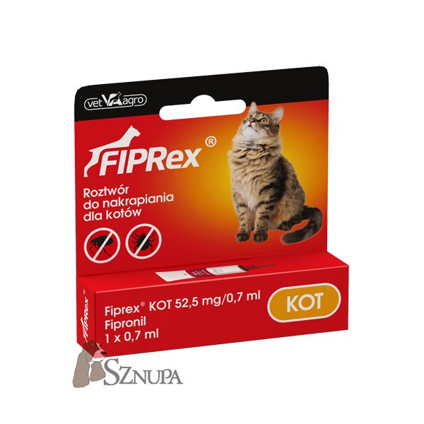 FIPREX KOT - PREPARAT NA PCHŁY I KLESZCZE 0,7ML