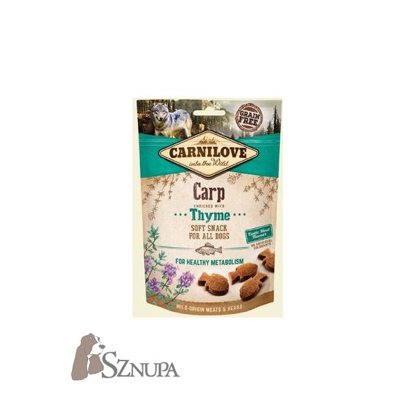 CARNILOVE SEMI MOIST SNACK CARP ENRICHED THYME - 200G