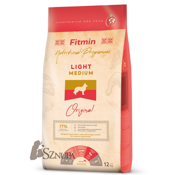 FITMIN DOG MEDIUM LIGHT - 12KG