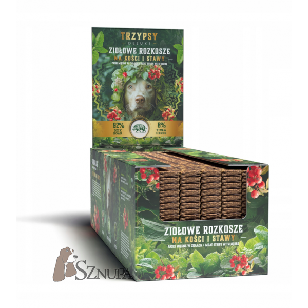 HAPPY SNACKY ZIOŁOWE ROZKOSZE Z DZIKA NA STAWY 1 SZT - 70G