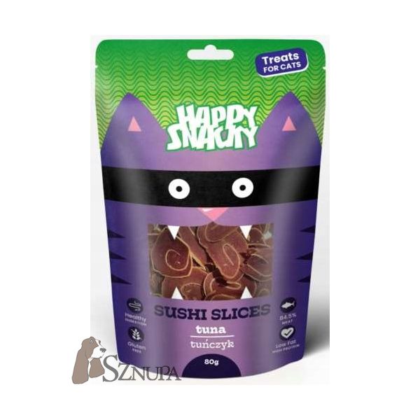 HAPPY SNACKY  PLASTERKI SUSHI Z TUŃCZYKA 80G