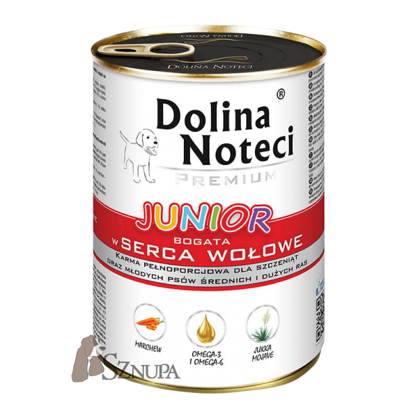 DOLINA NOTECI JUNIOR SERCA WOŁOWE - 6x400G