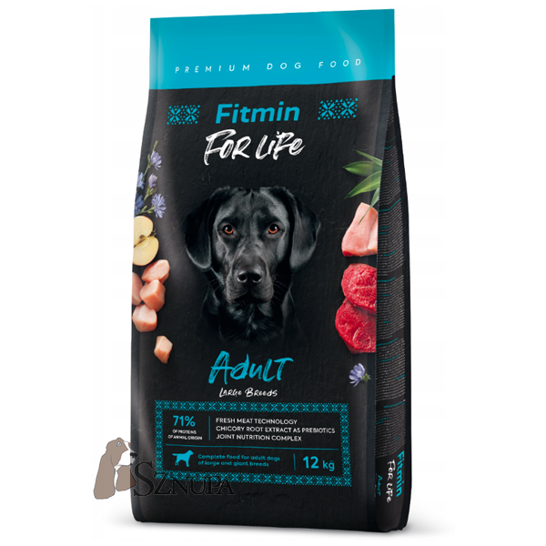 FITMIN DOG FOR LIFE ADULT LARGE - 12KG