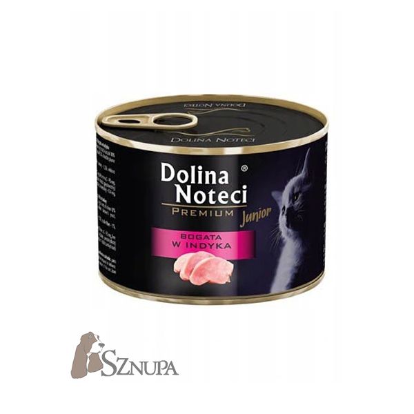 DOLINA NOTECI PREMIUM DLA KOCIAKA Z INDYKIEM - 185G