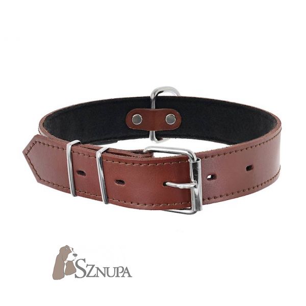 DINO A.OBROŻA SKÓRZANA 30MM/63CM - BRĄZ