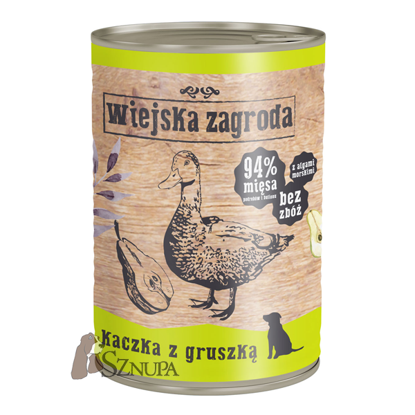 WIEJSKA ZAGRODA KACZKA Z GRUSZKĄ - 400G