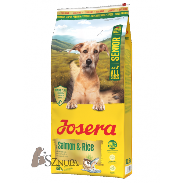 JOSERA EXCLUSIVE SENIOR SALMON & RICE - 12,5KG