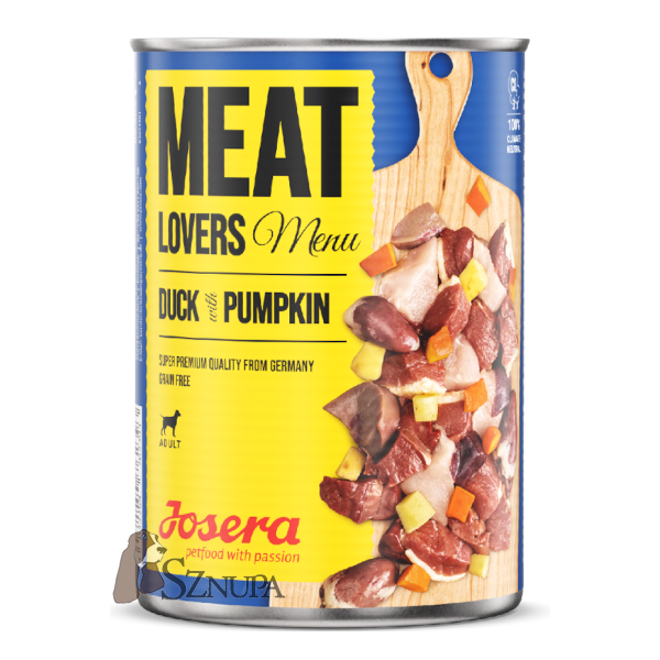 JOSERA MEAT LOVERS MENU DUCK WITH PUMPKIN - 400G