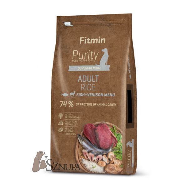 FITMIN DOG PURITY ADULT FISH & VENISON - 2KG