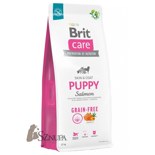 BRIT CARE DOG GRAIN-FREE PUPPY SALMON - 24KG (12KGx2)