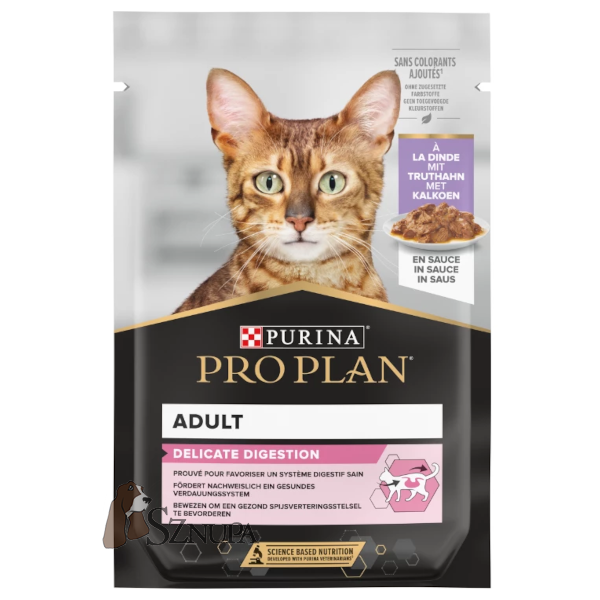 PURINA PRO PLAN NUTRI SAVOUR DELICATE TURKEY - 85G x 12