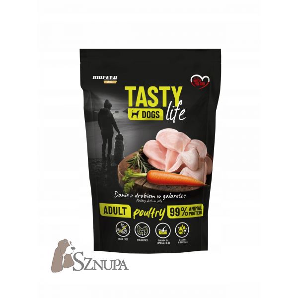 BIOFEED TASTY DOGS LIFE DRÓB - 500G