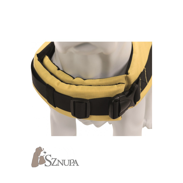 TRIXIE (30129) KAMIZELKA RATUNKOWA (KAPOK) DLA PSA ROZ. XL 60-96CM - CZARNO/ŻÓŁTA